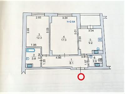 квартира за адресою Захисників України вул. (1-го Травня), 40