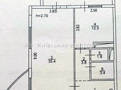 квартира по адресу Николая Руденко бульв. (Кольцова), 14-Д