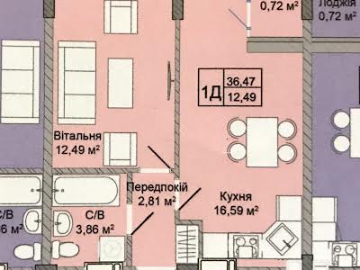 квартира за адресою Богдана Хмельницького вул., 3є