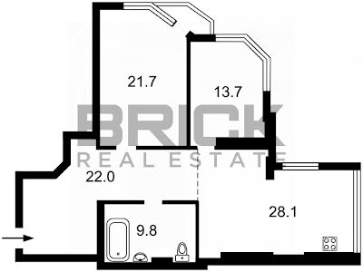 квартира за адресою Київ, Коперника вул., 12д