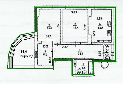 квартира по адресу Верховного Совета бульв., 14Б