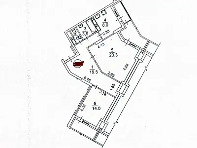 квартира по адресу Киев, Донца Михаила ул., 2а