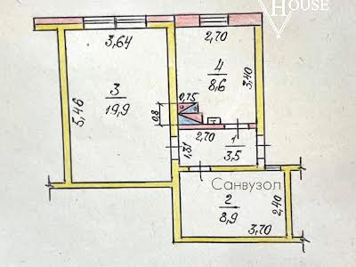 квартира за адресою Олени Пчілки, 2