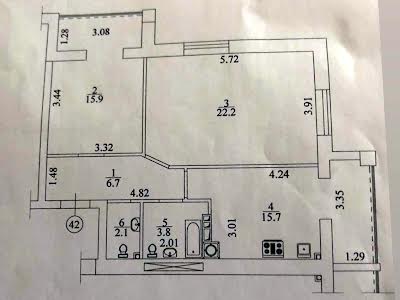 квартира по адресу Героев Небесной Сотни просп., 26