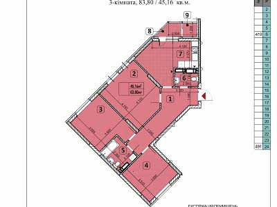 квартира по адресу Глеба Бабича ул. (Канальная), 8-б