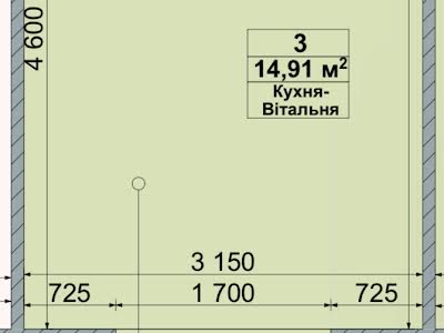 квартира по адресу с. Святопетровское, Радужный пер., 25