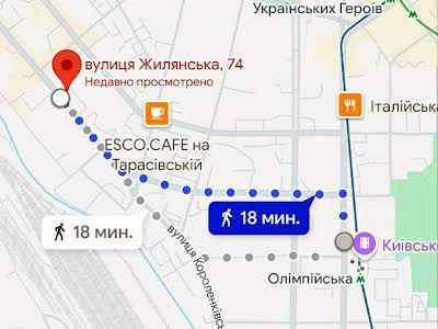 комната по адресу Жилянская ул., 74
