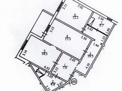 квартира за адресою Київ, Тетяни Яблонської вул., 6