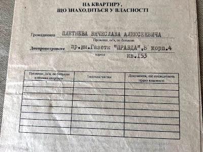 квартира по адресу Слобожанский просп. (Газеты 