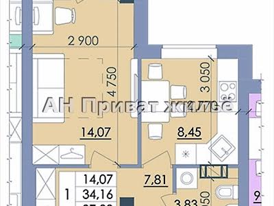 квартира за адресою Марії Башкірцевої вул., 20 к1