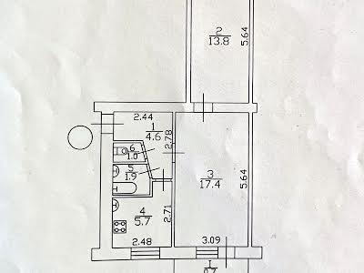 квартира по адресу Летная ул. (Красногвардейская), 25