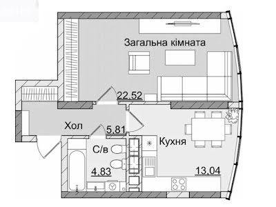 квартира по адресу Берестейский просп. (Победы), 26