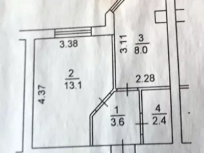 квартира за адресою с. Петропавлівська борщагівка, Садова вул., 51В