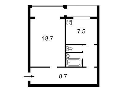 квартира по адресу Булаховского академика ул., 34