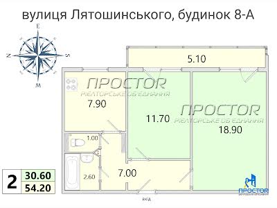 квартира за адресою Композитора Лятошинського вул., 8-А