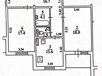 квартира за адресою Київ, Закревського Миколи вул., 97