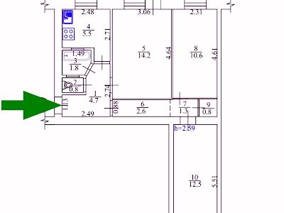 квартира за адресою Голосіївський просп. (40-річчя Жовтня), 126