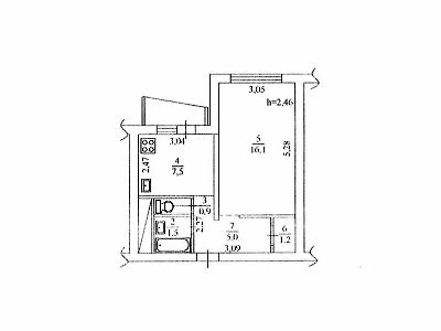 квартира за адресою Академіка Корольова просп., 12-І