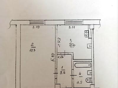 квартира за адресою Хіміків просп., 58