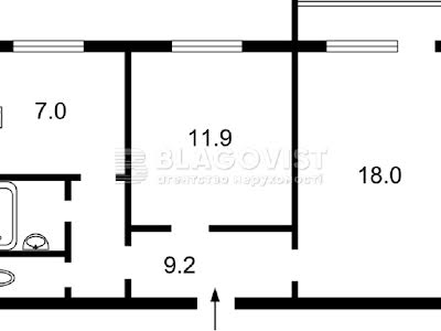 квартира по адресу Героев Днепра ул., 42А