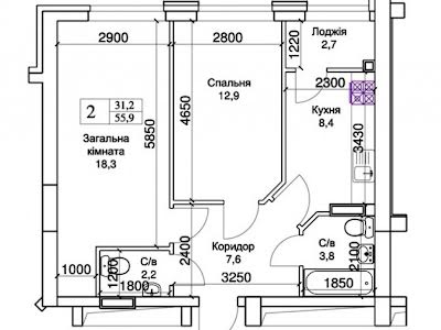 квартира по адресу Богуславская ул., 1