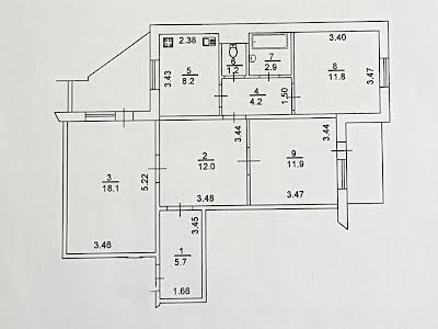 квартира по адресу Анны Ахматовой ул., 6