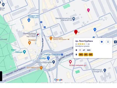 квартира по адресу Леся Курбаса просп., 4