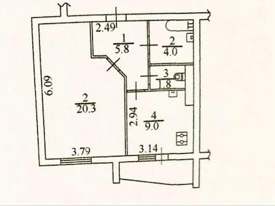 квартира по адресу пгт. Коцюбинское, Доковская ул., 10к3