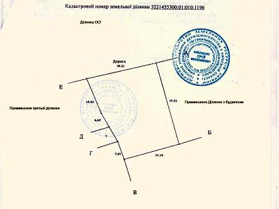 участок по адресу пгт. Глеваха, Садовського