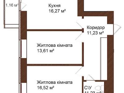 квартира за адресою Чернігів, Льотна вул. (Червоногвардійська), 37