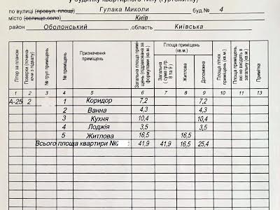 квартира по адресу Николая Гулака ул., 4