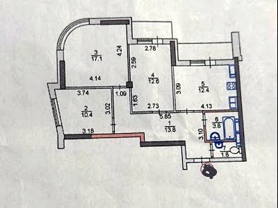 квартира по адресу Каховская ул., 58