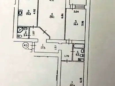 квартира по адресу Бориспольская ул., 26-К