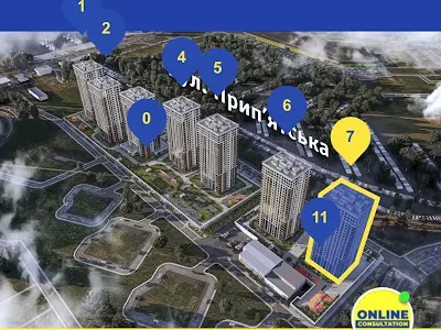 квартира за адресою Причальна вул., 11