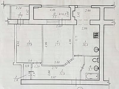 квартира за адресою Набережна Перемоги вул., 136-А