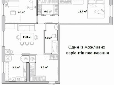 квартира за адресою Дніпро, Петра Калнишевського просп. (Косiора), 44