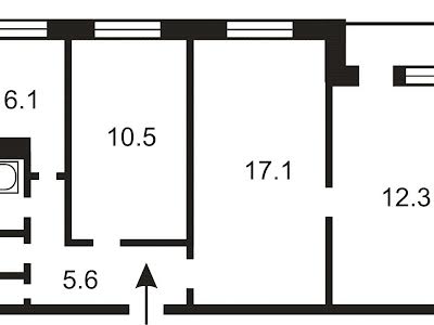 квартира по адресу Миропольская ул., 3