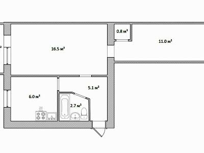 квартира за адресою Гагаріна просп., 20