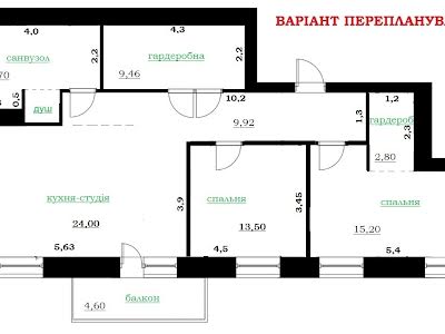 квартира по адресу Сумы, Им. Лушпы Михаила просп., 5к22/1