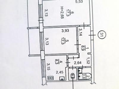 квартира за адресою Київ, Олекси Тихого вул. (Виборзька), 59-а