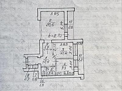 квартира за адресою Дніпро, Яворницького просп. (Карла Маркса), 45а