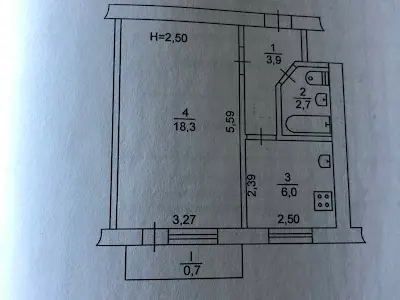 квартира за адресою Гагаріна просп., 22