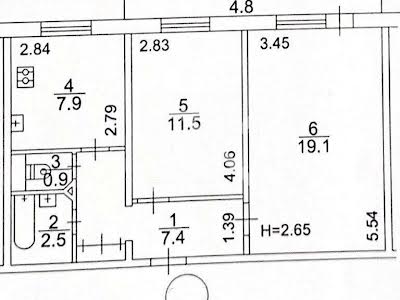 квартира за адресою Київ, Драгоманова вул., 42 А