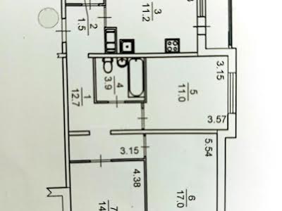 квартира по адресу Бориса Гмыри ул., 3В