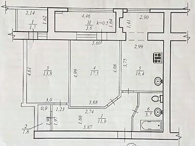 квартира за адресою Набережна Перемоги вул., 136-А