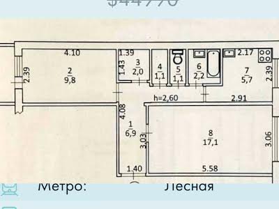 квартира за адресою Мілютенка вул., 11