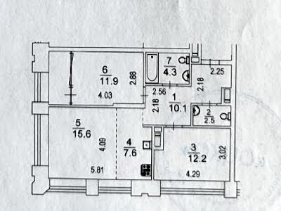 квартира за адресою Зарічна вул., 2 к1