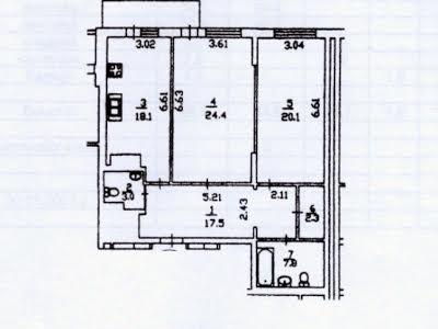 квартира за адресою Данила Щербаківського вул. (Щербакова), 52