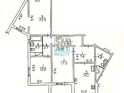 квартира за адресою Європейського Союзу просп. (Правди), 31А