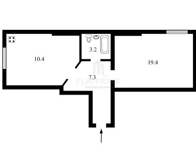 квартира за адресою Київ, Чорних Запорожців вул. (Запорожця Петра), 13